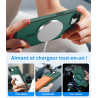 Vansdon Magnétique Coque pour iPhone 16e / iPhone 17e avec 1 Verre Trempé, Compatible avec MagSafe, Protection Contre Les Chutes