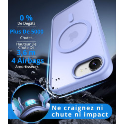 Vansdon Magnétique Coque pour iPhone 16e / iPhone 17e avec 1 Verre Trempé, Compatible avec MagSafe, Protection Contre Les Chutes