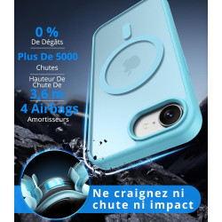 Vansdon Magnétique Coque pour iPhone 16e / iPhone 17e avec 1 Verre Trempé, Compatible avec MagSafe, Protection Contre Les Chutes