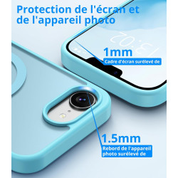 Vansdon Magnétique Coque pour iPhone 16e / iPhone 17e avec 1 Verre Trempé, Compatible avec MagSafe, Protection Contre Les Chutes