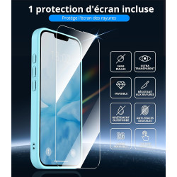 Vansdon Magnétique Coque pour iPhone 16e / iPhone 17e avec 1 Verre Trempé, Compatible avec MagSafe, Protection Contre Les Chutes