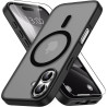 Vansdon Magnétique Coque pour iPhone 17 avec 1 Verre Trempé, Compatible avec MagSafe, Protection Contre Les Chutes de qualité Mi