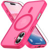 Vansdon Magnétique Coque pour iPhone 17 avec 1 Verre Trempé, Compatible avec MagSafe, Protection Contre Les Chutes de qualité Mi