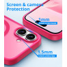 Vansdon Magnétique Coque pour iPhone 17 avec 1 Verre Trempé, Compatible avec MagSafe, Protection Contre Les Chutes de qualité Mi