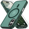Vansdon Magnétique Coque pour iPhone 17 avec 1 Verre Trempé, Compatible avec MagSafe, Protection Contre Les Chutes de qualité Mi