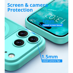 Vansdon Magnétique Coque pour iPhone 17 Pro avec 1 Verre Trempé, Compatible avec MagSafe, Protection Contre Les Chutes de qualit