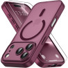 Vansdon Magnétique Coque pour iPhone 17 Pro avec 1 Verre Trempé, Compatible avec MagSafe, Protection Contre Les Chutes de qualit