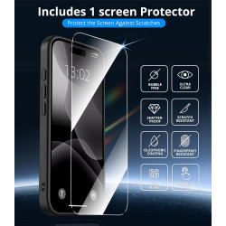 Vansdon Magnétique Coque pour iPhone 17 Pro avec 1 Verre Trempé, Compatible avec MagSafe, Protection Contre Les Chutes de qualit