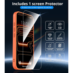 Vansdon magnétique coque pour iphone 17 pro avec 1 verre trempé, compatible avec magsafe, protection contre les chutes de qualit