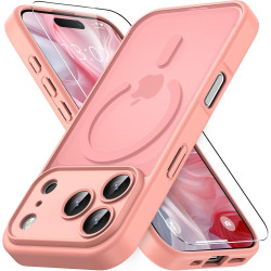 Vansdon Magnétique Coque pour iPhone 17 Pro avec 1 Verre Trempé, Compatible avec MagSafe, Protection Contre Les Chutes de qualit
