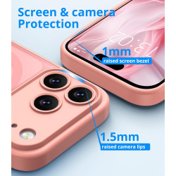 Vansdon Magnétique Coque pour iPhone 17 Pro avec 1 Verre Trempé, Compatible avec MagSafe, Protection Contre Les Chutes de qualit