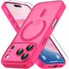 Vansdon Magnétique Coque pour iPhone 17 Pro avec 1 Verre Trempé, Compatible avec MagSafe, Protection Contre Les Chutes de qualit