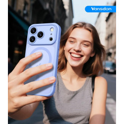 Vansdon Magnétique Coque pour iPhone 17 Pro avec 1 Verre Trempé, Compatible avec MagSafe, Protection Contre Les Chutes de qualit