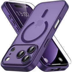 Vansdon Magnétique Coque pour iPhone 17 Pro avec 1 Verre Trempé, Compatible avec MagSafe, Protection Contre Les Chutes de qualit