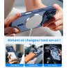 Vansdon Magnétique Coque pour iPhone 17 Pro avec 1 Verre Trempé, Compatible avec MagSafe, Protection Contre Les Chutes de qualit