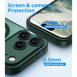 Vansdon Magnétique Coque pour iPhone 17 Pro avec 1 Verre Trempé, Compatible avec MagSafe, Protection Contre Les Chutes de qualit