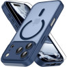 Vansdon Magnétique Coque pour iPhone 17 Pro Max avec 1 Verre Trempé, Compatible avec MagSafe, Protection Contre Les Chutes de qu