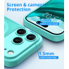 Vansdon Magnétique Coque pour iPhone 17 Pro Max avec 1 Verre Trempé, Compatible avec MagSafe, Protection Contre Les Chutes de qu