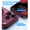 Vansdon Magnétique Coque pour iPhone 17 Pro Max avec 1 Verre Trempé, Compatible avec MagSafe, Protection Contre Les Chutes de qu
