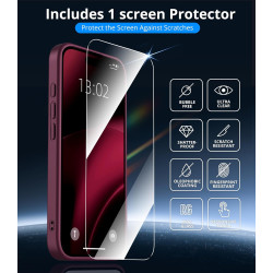 Vansdon Magnétique Coque pour iPhone 17 Pro Max avec 1 Verre Trempé, Compatible avec MagSafe, Protection Contre Les Chutes de qu