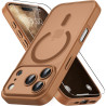 Vansdon Magnétique Coque pour iPhone 17 Pro Max avec 1 Verre Trempé, Compatible avec MagSafe, Protection Contre Les Chutes de qu