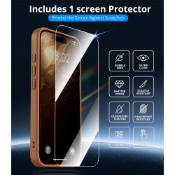 Vansdon Magnétique Coque pour iPhone 17 Pro Max avec 1 Verre Trempé, Compatible avec MagSafe, Protection Contre Les Chutes de qu