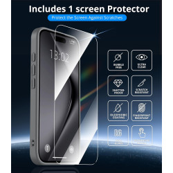 Vansdon Magnétique Coque pour iPhone 17 Pro Max avec 1 Verre Trempé, Compatible avec MagSafe, Protection Contre Les Chutes de qu