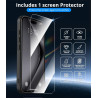 Vansdon Magnétique Coque pour iPhone 17 Pro Max avec 1 Verre Trempé, Compatible avec MagSafe, Protection Contre Les Chutes de qu