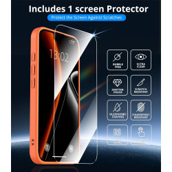 Vansdon magnétique coque pour iphone 17 pro max avec 1 verre trempé, compatible avec magsafe, protection contre les chutes de qu