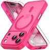 Vansdon Magnétique Coque pour iPhone 17 Pro Max avec 1 Verre Trempé, Compatible avec MagSafe, Protection Contre Les Chutes de qu