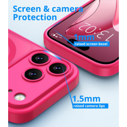 Vansdon Magnétique Coque pour iPhone 17 Pro Max avec 1 Verre Trempé, Compatible avec MagSafe, Protection Contre Les Chutes de qu