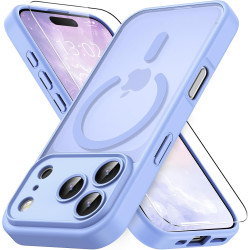 Vansdon Magnétique Coque pour iPhone 17 Pro Max avec 1 Verre Trempé, Compatible avec MagSafe, Protection Contre Les Chutes de qu