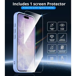 Vansdon Magnétique Coque pour iPhone 17 Pro Max avec 1 Verre Trempé, Compatible avec MagSafe, Protection Contre Les Chutes de qu