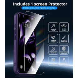 Vansdon Magnétique Coque pour iPhone 17 Pro Max avec 1 Verre Trempé, Compatible avec MagSafe, Protection Contre Les Chutes de qu