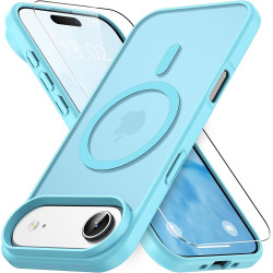 Vansdon Magnétique Coque pour iPhone Air avec 1 Verre Trempé, Compatible avec MagSafe, Protection Contre Les Chutes de qualité M