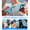 Vansdon Magnétique Coque pour iPhone Air avec 1 Verre Trempé, Compatible avec MagSafe, Protection Contre Les Chutes de qualité M