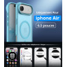 Vansdon Magnétique Coque pour iPhone Air avec 1 Verre Trempé, Compatible avec MagSafe, Protection Contre Les Chutes de qualité M