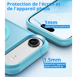 Vansdon Magnétique Coque pour iPhone Air avec 1 Verre Trempé, Compatible avec MagSafe, Protection Contre Les Chutes de qualité M