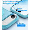 Vansdon Magnétique Coque pour iPhone Air avec 1 Verre Trempé, Compatible avec MagSafe, Protection Contre Les Chutes de qualité M