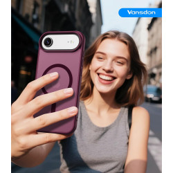 Vansdon Magnétique Coque pour iPhone Air avec 1 Verre Trempé, Compatible avec MagSafe, Protection Contre Les Chutes de qualité M