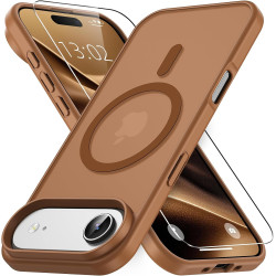 Vansdon Magnétique Coque pour iPhone Air avec 1 Verre Trempé, Compatible avec MagSafe, Protection Contre Les Chutes de qualité M