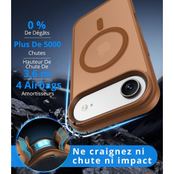 Vansdon Magnétique Coque pour iPhone Air avec 1 Verre Trempé, Compatible avec MagSafe, Protection Contre Les Chutes de qualité M