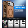 Vansdon Magnétique Coque pour iPhone Air avec 1 Verre Trempé, Compatible avec MagSafe, Protection Contre Les Chutes de qualité M