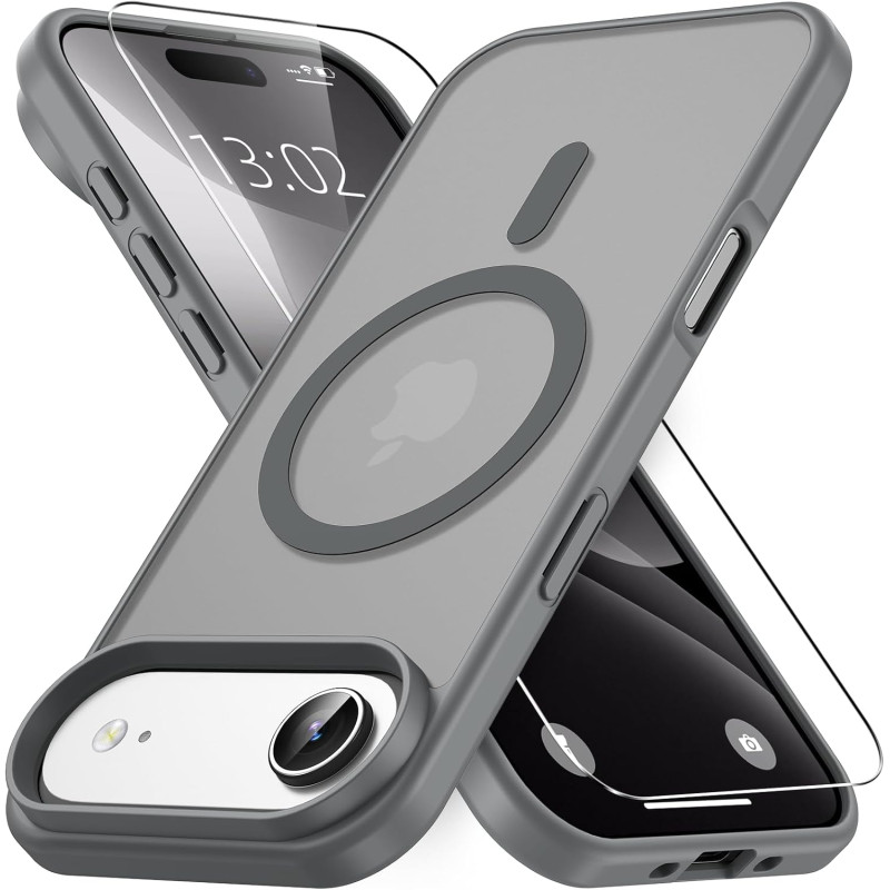Vansdon Magnétique Coque pour iPhone Air avec 1 Verre Trempé, Compatible avec MagSafe, Protection Contre Les Chutes de qualité M