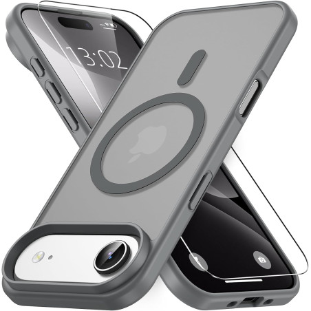 Vansdon Magnétique Coque pour iPhone Air avec 1 Verre Trempé, Compatible avec MagSafe, Protection Contre Les Chutes de qualité M