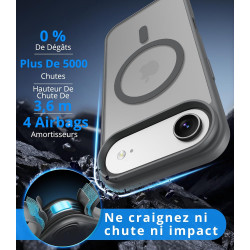 Vansdon Magnétique Coque pour iPhone Air avec 1 Verre Trempé, Compatible avec MagSafe, Protection Contre Les Chutes de qualité M