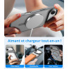 Vansdon Magnétique Coque pour iPhone Air avec 1 Verre Trempé, Compatible avec MagSafe, Protection Contre Les Chutes de qualité M