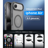 Vansdon Magnétique Coque pour iPhone Air avec 1 Verre Trempé, Compatible avec MagSafe, Protection Contre Les Chutes de qualité M
