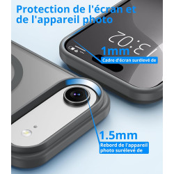 Vansdon Magnétique Coque pour iPhone Air avec 1 Verre Trempé, Compatible avec MagSafe, Protection Contre Les Chutes de qualité M