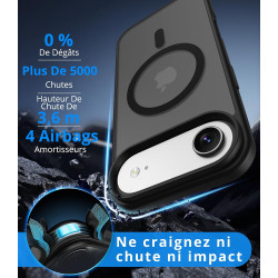 Vansdon Magnétique Coque pour iPhone Air avec 1 Verre Trempé, Compatible avec MagSafe, Protection Contre Les Chutes de qualité M